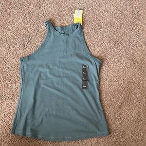Green all in motion tank